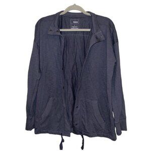 Sonoma Gray Zip Up Jacket Women’s Size Large Hoodie Cotton Soft Lightweight Coat